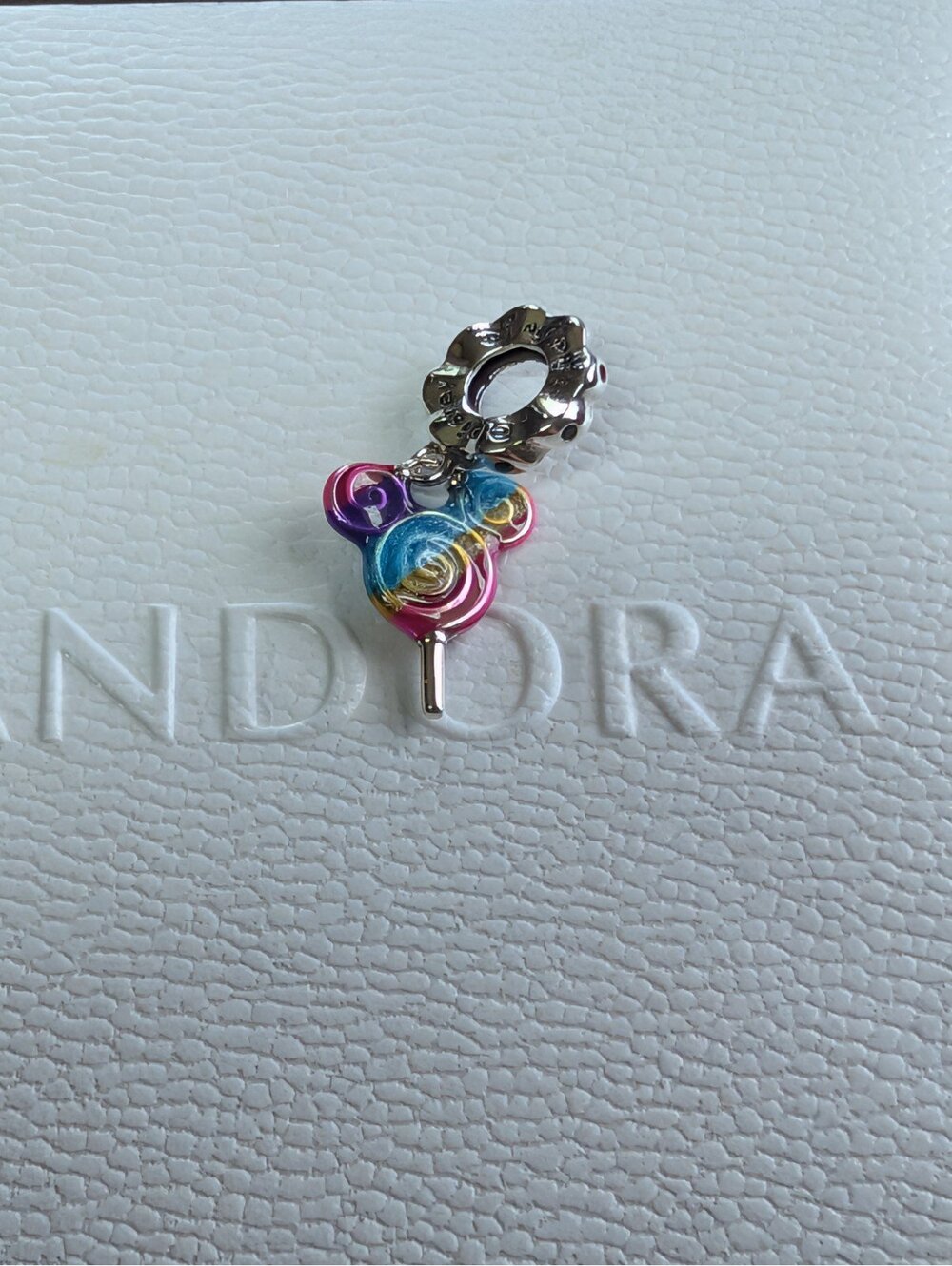 Pandora ALE s925 silver charm Disney Mickey lollipop